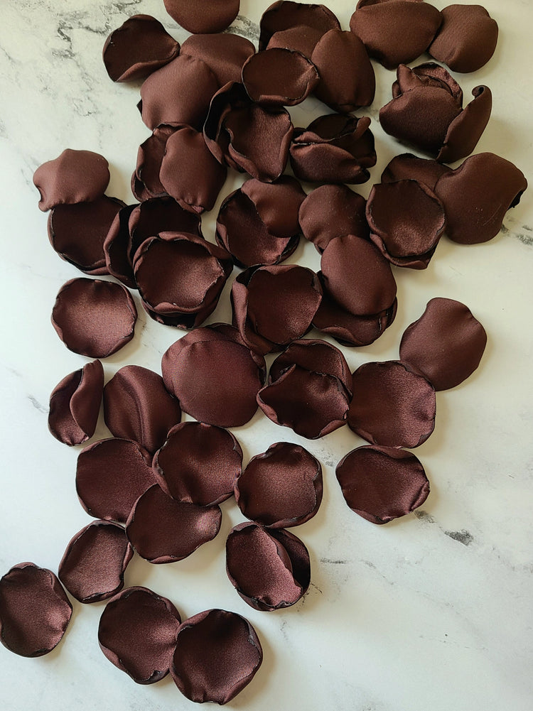 Brown, mocha, tan, beige rose petals