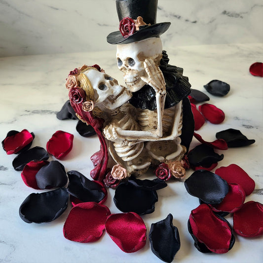 Dark Red and Black Rose Petals