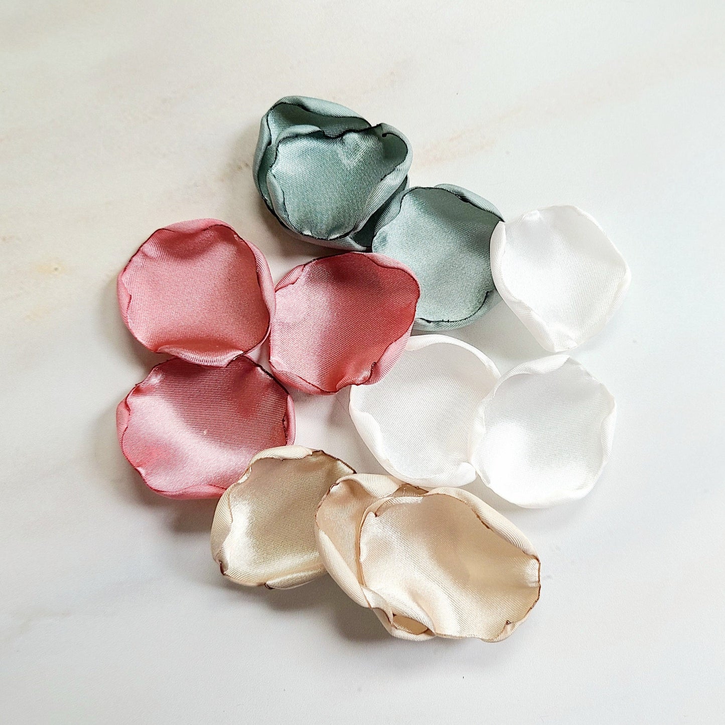 Ivory, Beige, Dusty Rose Pink, Dusty Sage Rose Petals, Boho Wedding Decor Ideas, Flower Girl Petals for Wedding Aisle Decor, table confetti, bridesmaids proposal box
