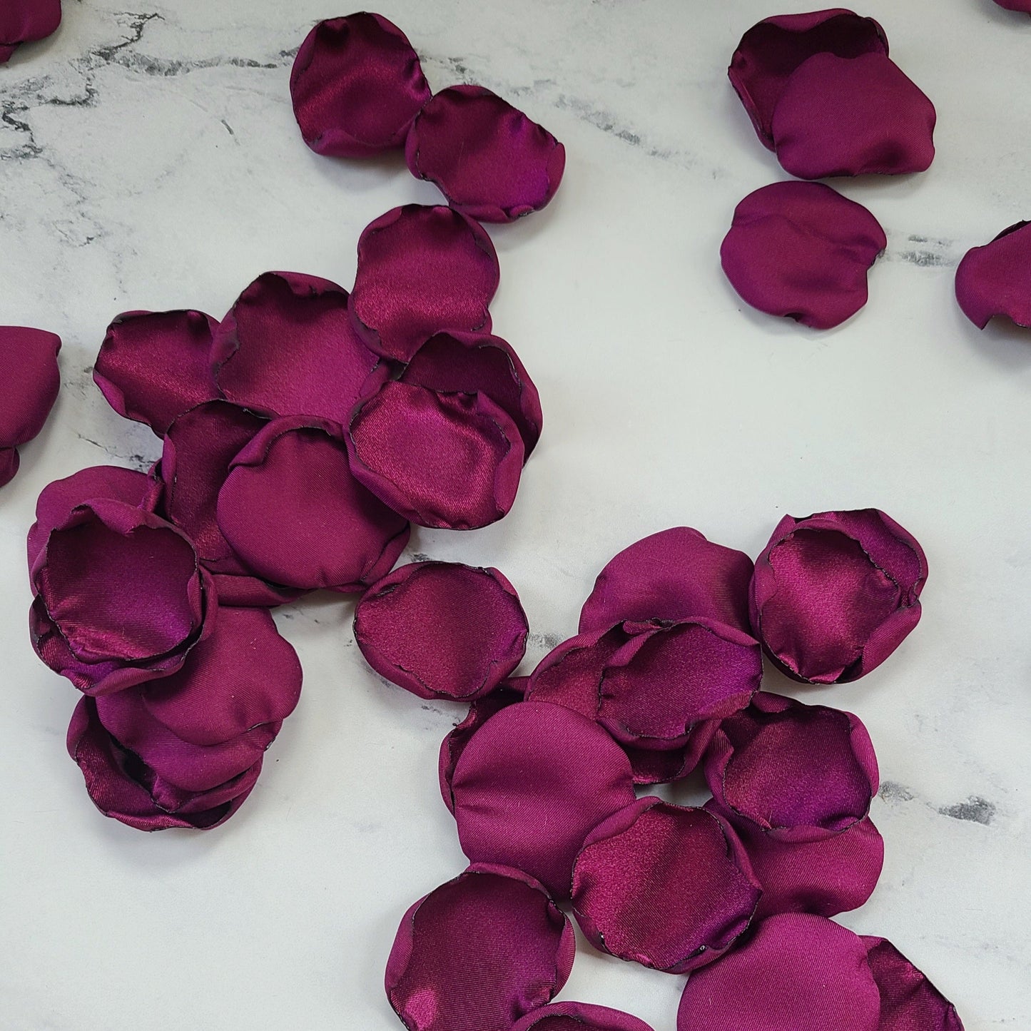 Purple Plum rose petals for Wedding Decor Ideas, flower girl baskets, table confetti