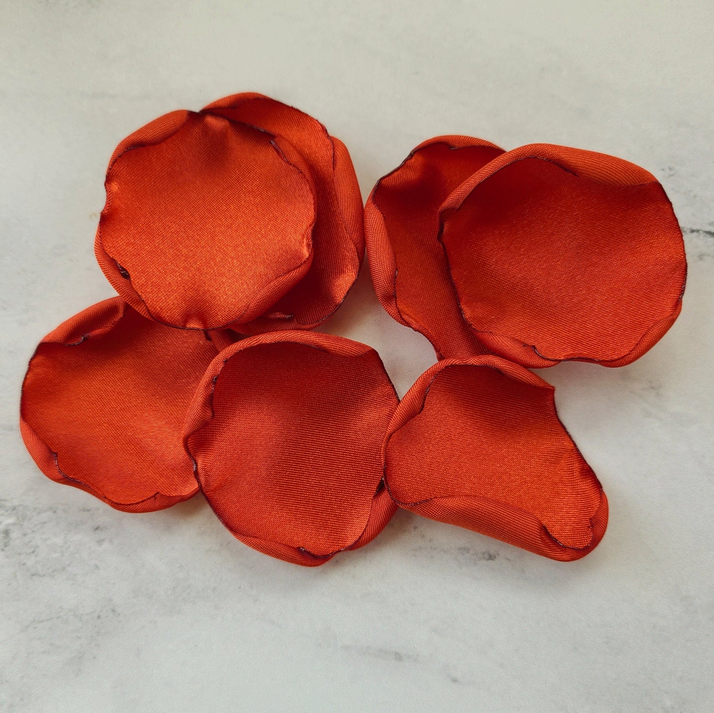 Rust rose petals for fall wedding decor, boho aisle decorations, bridesmaid box, flower girl petals, western wedding table centerpieces, confetti