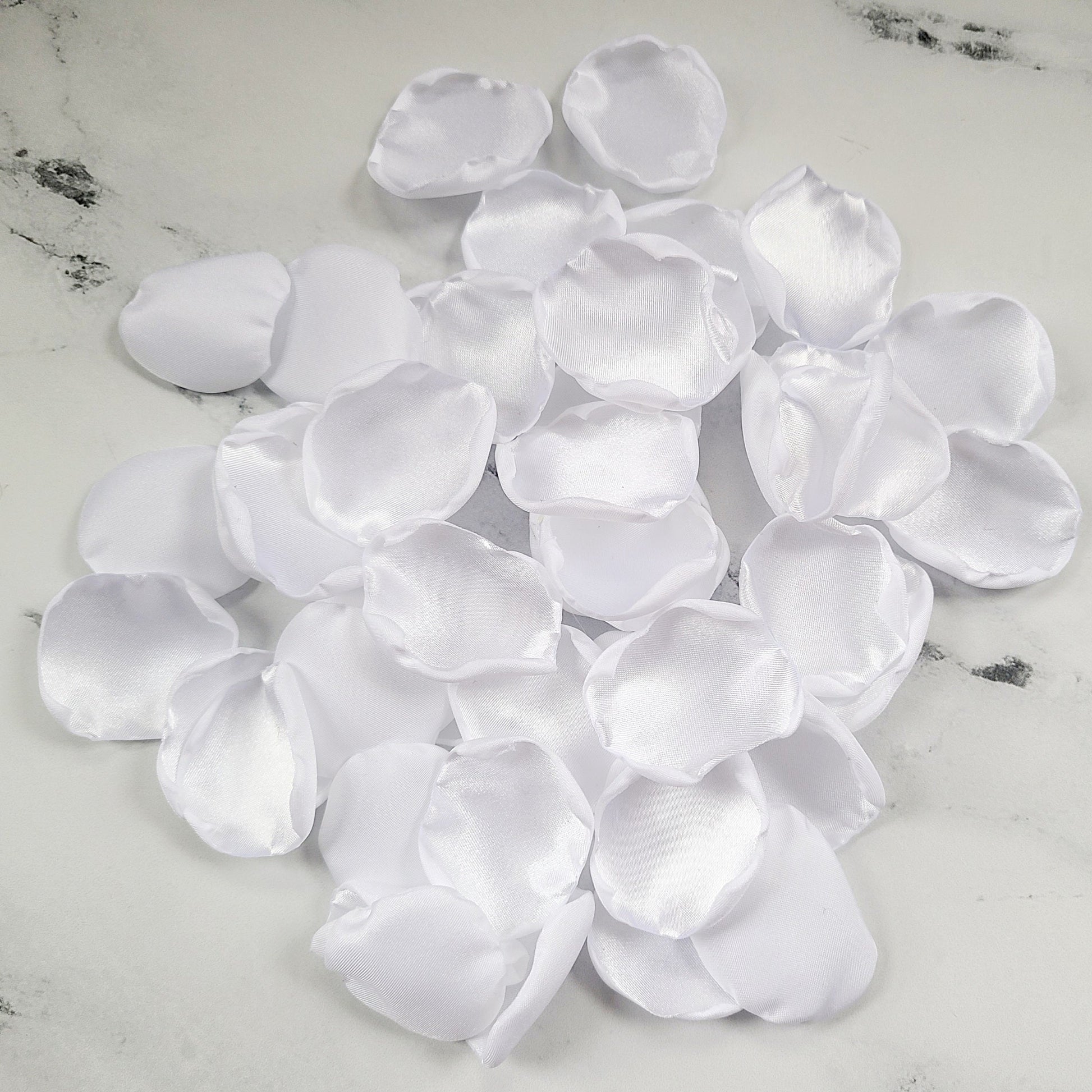 White Rose Petals for Wedding Aisle Decor, Flower Girl Baskets, Engagement Props, Table Confetti, In My Flower Girl Era