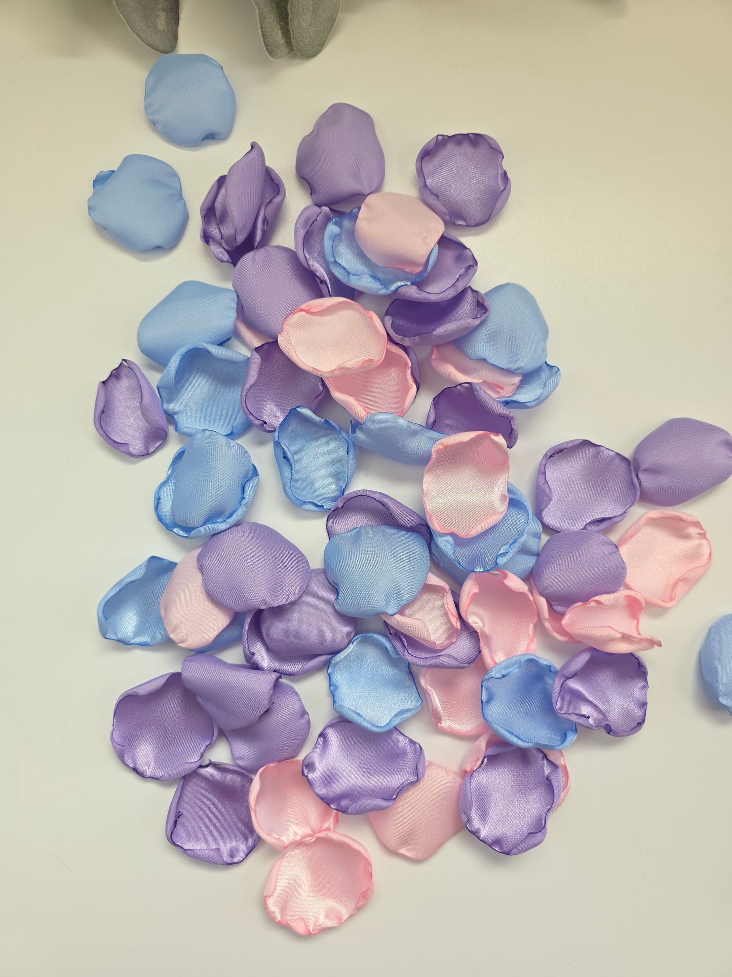 Lilac, Sky Blue, Peach and Pink Rose Petals, Whimsical Wedding Ideas