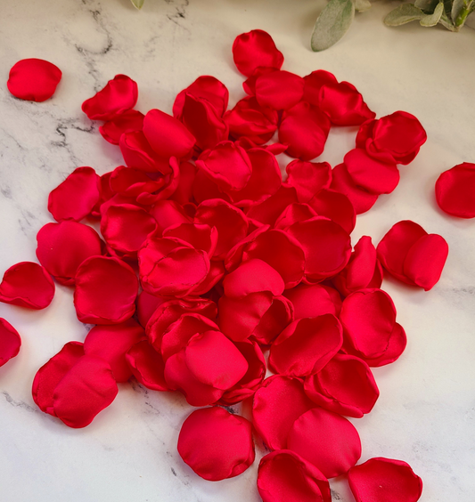 Red Rose Petals for Engagement Backdrop Proposal Props, Flower Girl Baskets, Wedding Reception Table Decor, Custom Aisle Decorations