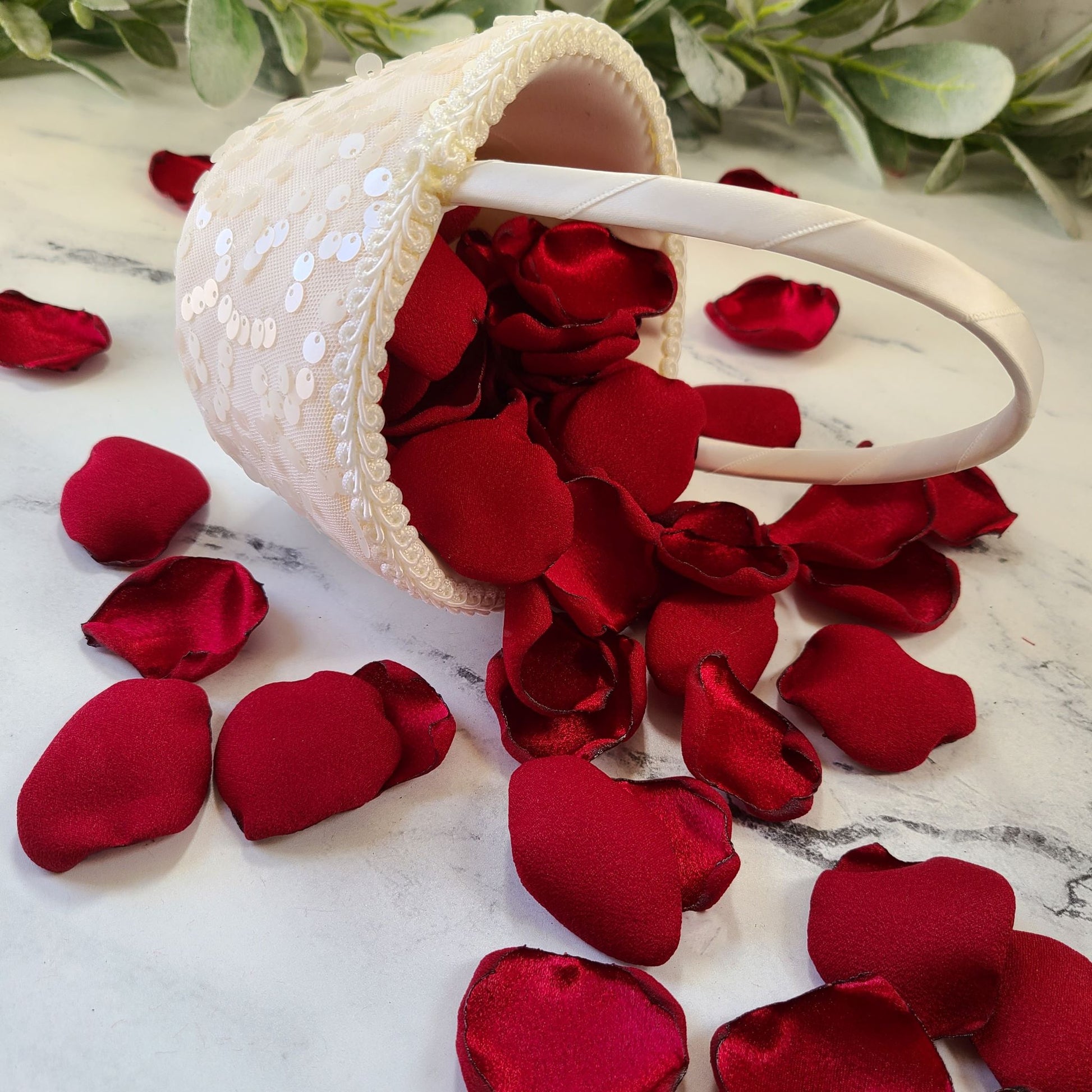 Dark Red Rose Petals for romantic date night ideas, valentine petals, engagement photo props, wedding aisle decor