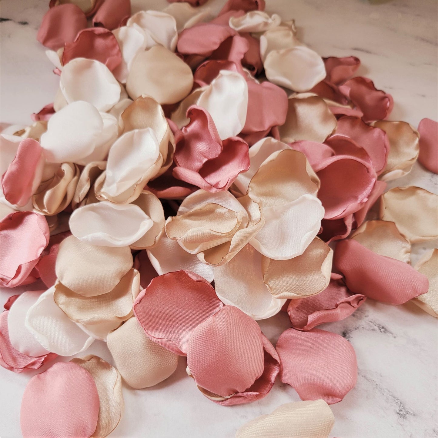 Dusty Pink Rose Petals for Wedding Aisle Decor