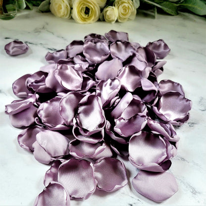 Dusty Purple Rose Petals Wedding Decor Petals