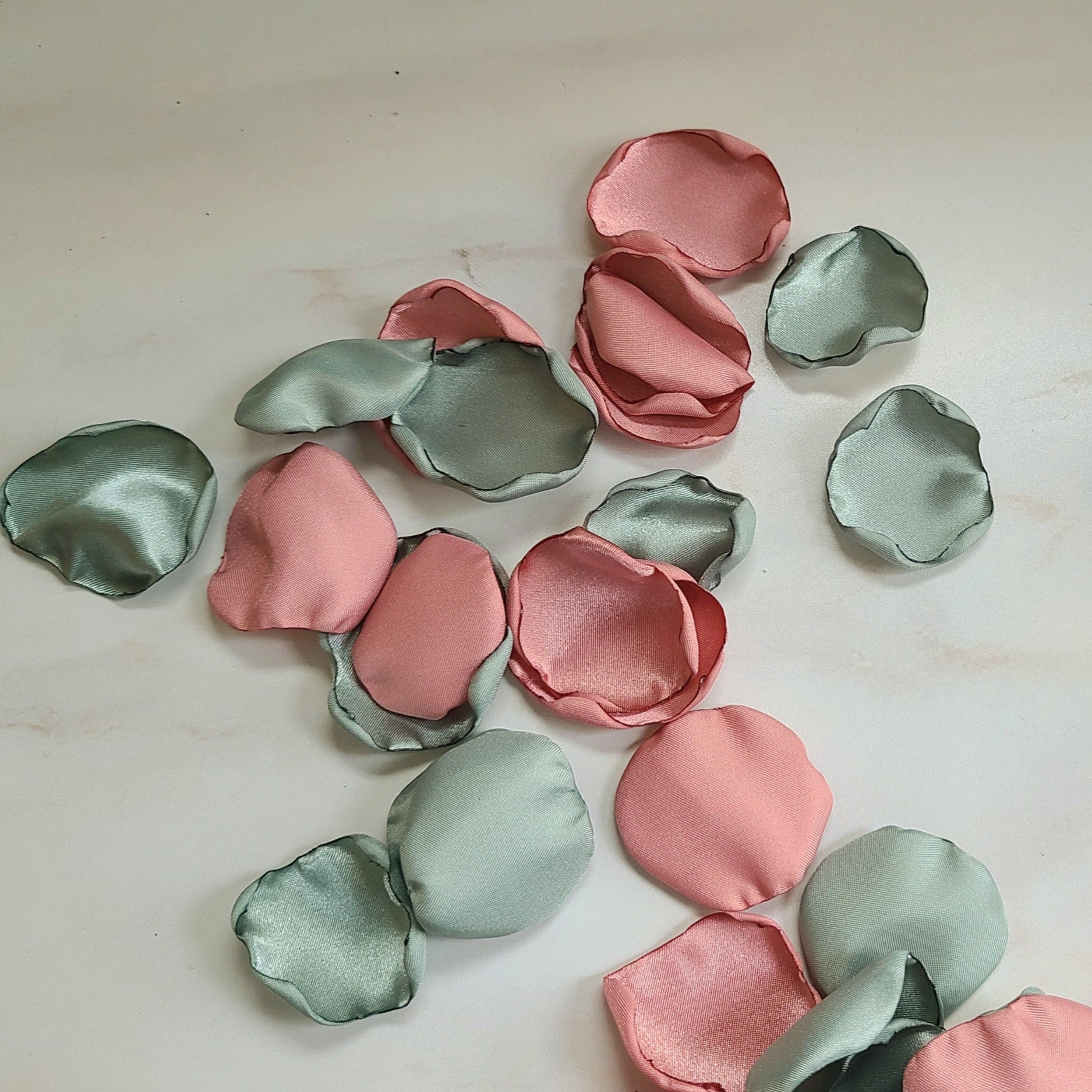 Dusty Rose Pink, Dusty Sage Rose Petals, Boho Wedding Decor Ideas, Flower Girl Petals for Wedding Aisle Decor, table confetti, bridesmaids' proposal box, engagement backdrop props