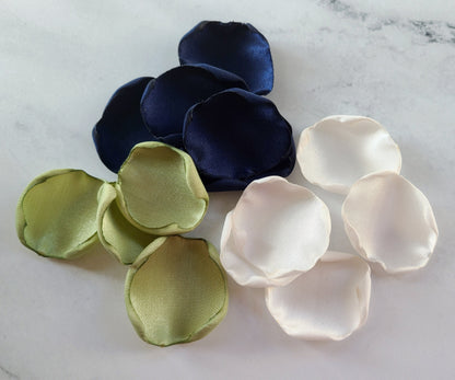 Sage, Ivory & Navy Rose Petals for Fall Wedding Aisle Decor, Western Wedding Table Confetti, Future Mrs Decorations, Proposal Box, Engagement Props