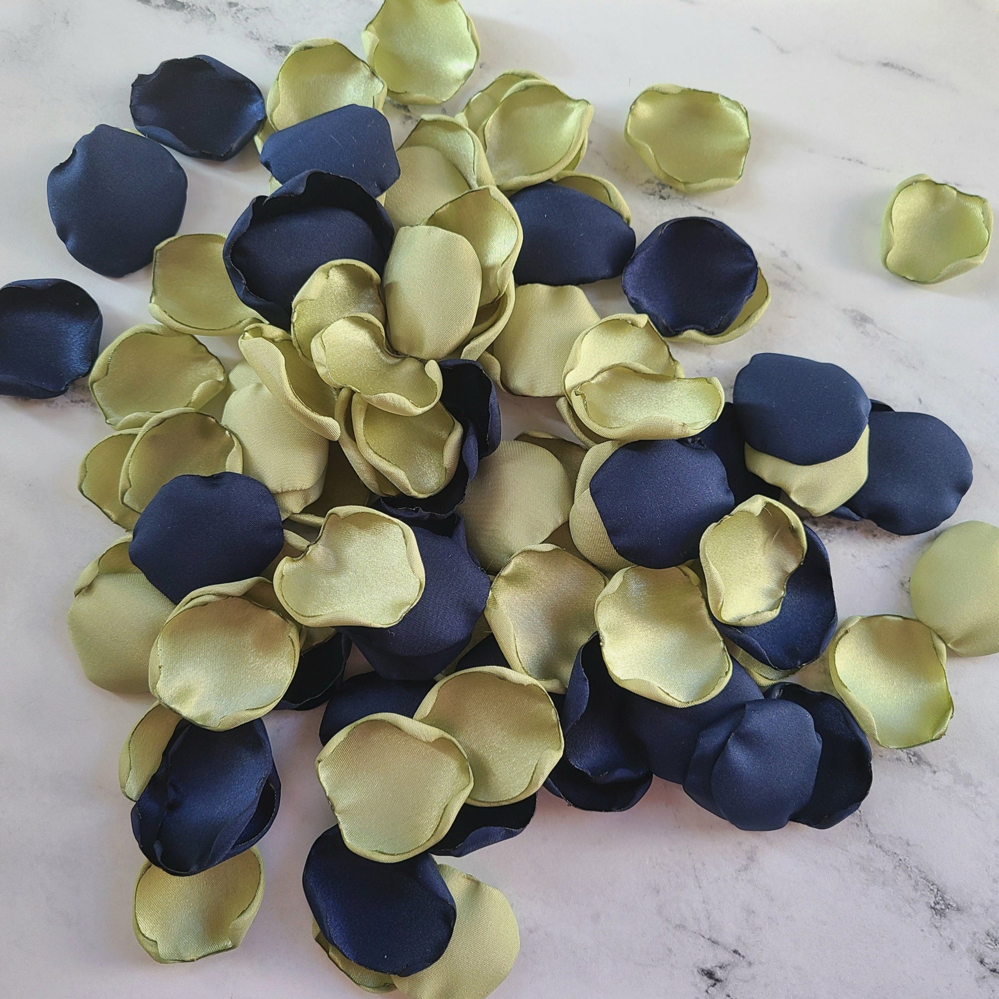 Sage, Ivory & Navy Rose Petals for Fall Wedding Aisle Decor, Western Wedding Table Confetti, Future Mrs Decorations, Proposal Box, Engagement Props