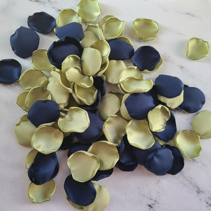 Sage, Ivory & Navy Rose Petals for Fall Wedding Aisle Decor, Western Wedding Table Confetti, Future Mrs Decorations, Proposal Box, Engagement Props