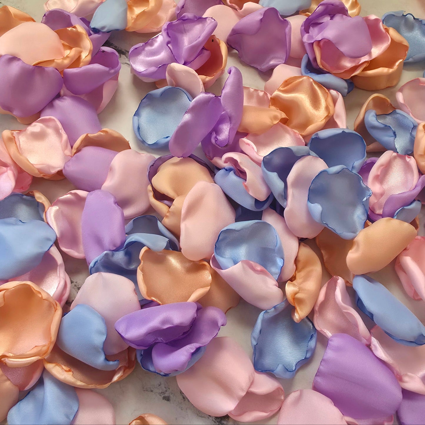  Lavender, Sky Blue, Peach Pink Rose Petals, Flower Girl Petals, Confetti, future Bride wedding ideas, wedding aisle decor, confetti scatter, tablescapes accents, flower girl tossing, Whimsical color scheme