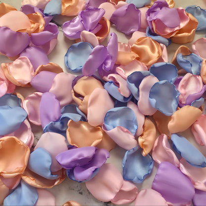  Lavender, Sky Blue, Peach Pink Rose Petals, Flower Girl Petals, Confetti, future Bride wedding ideas, wedding aisle decor, confetti scatter, tablescapes accents, flower girl tossing, Whimsical color scheme
