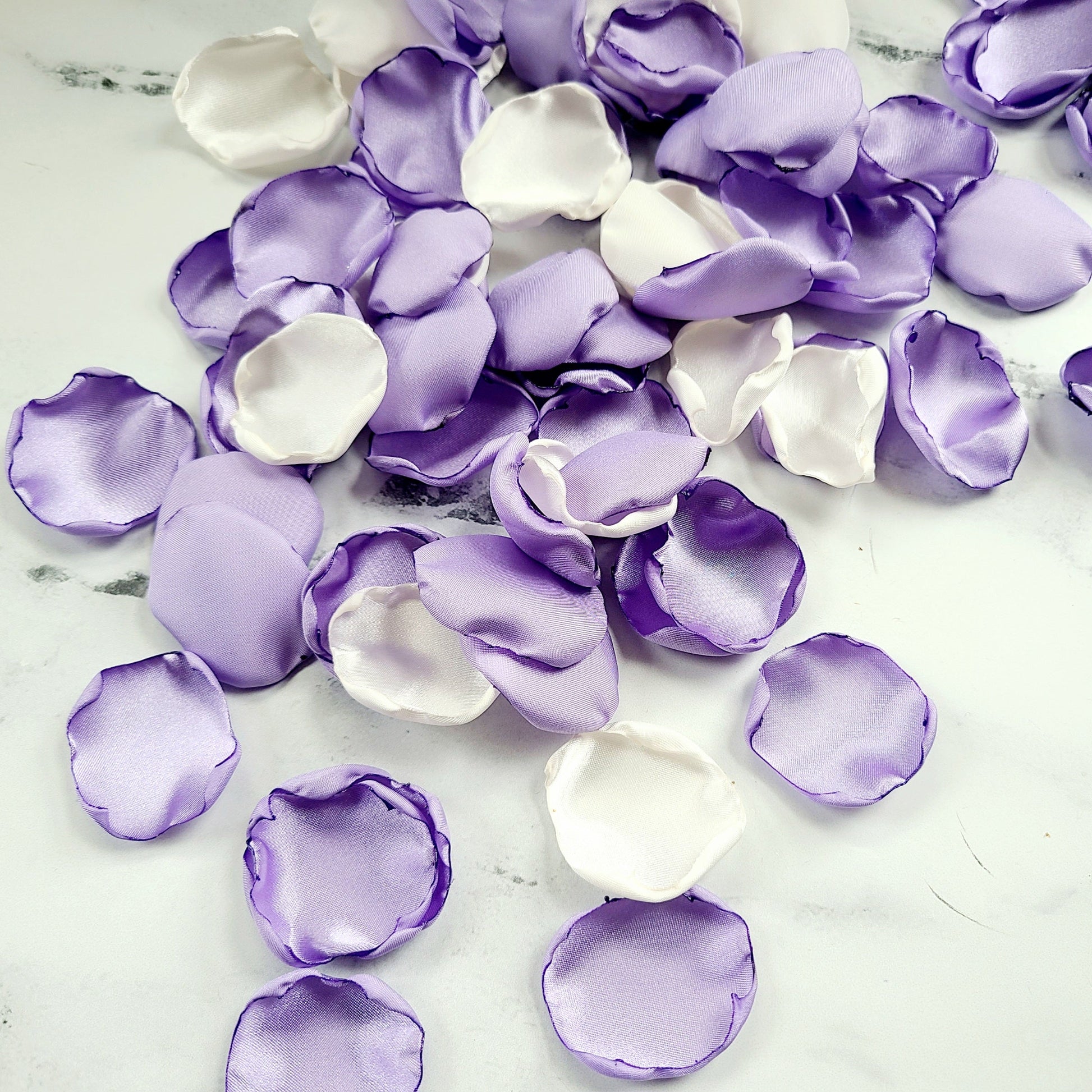 White, Purple Lavender Rose Petals for flower girl basket, for wedding aisle decor, Ivory flower girl petals, table confetti, marriage proposal ideas, wedding decor inspiration,
