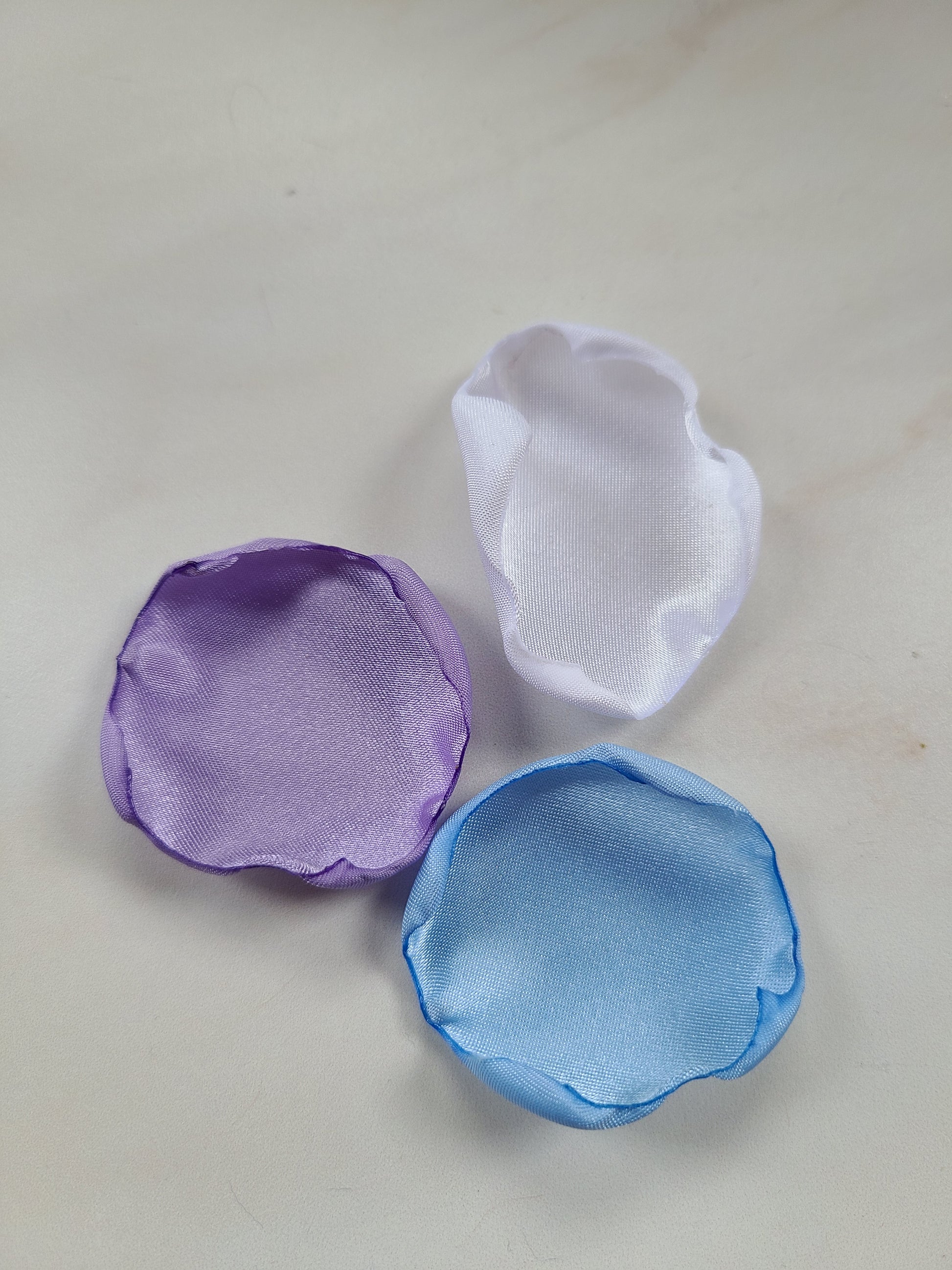 Lavender Purple, Ice Blue, Ivory Rose Petals, Flower Girl Petals, Confetti scatter, petal patrol gift box ideas, wedding aisle decor, reception tablescapes decor, 