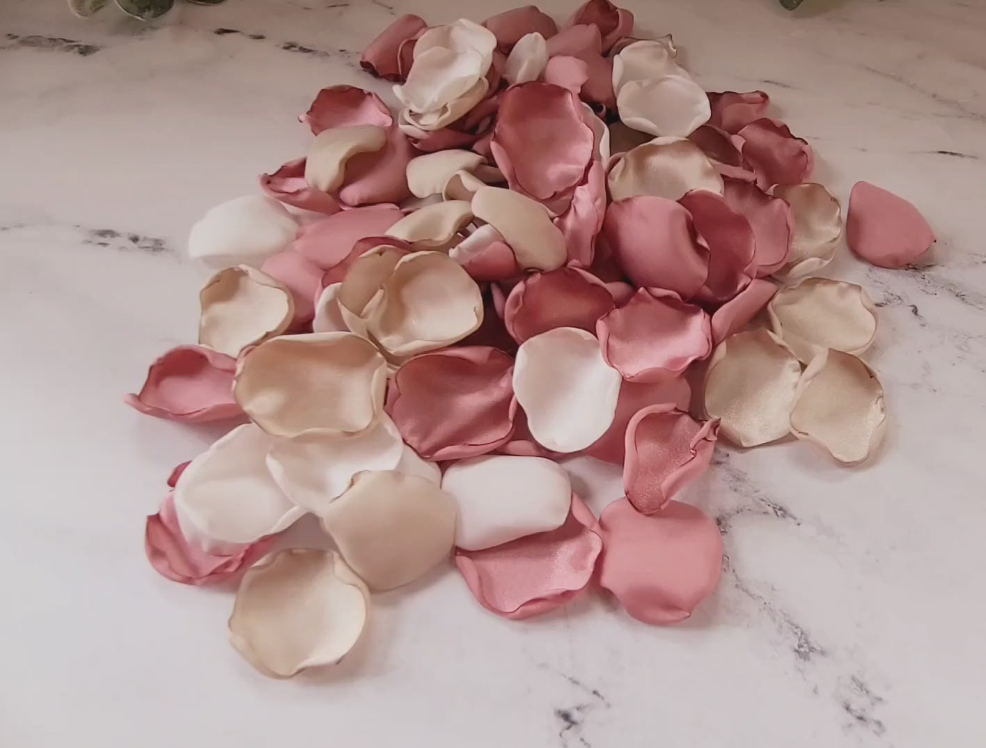Dusty Pink Rose Petals for Wedding Aisle Decor – Grace Renee Elegance